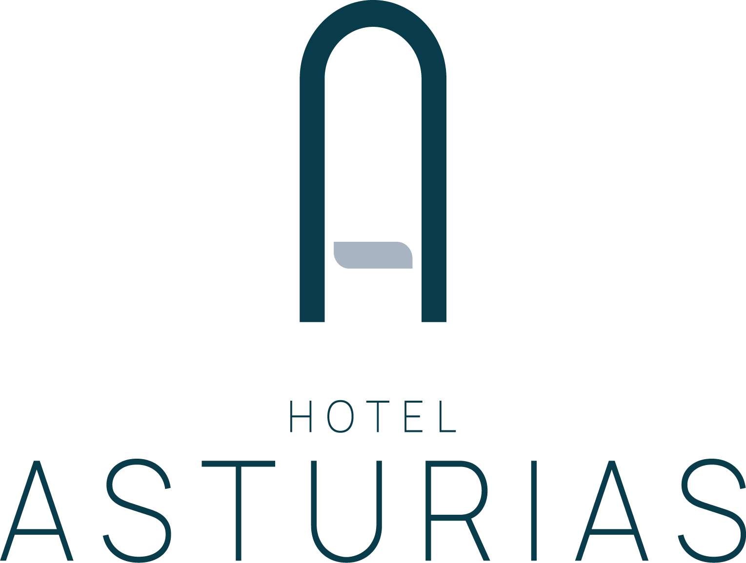 Hotel Asturias en el centro de Gijón.